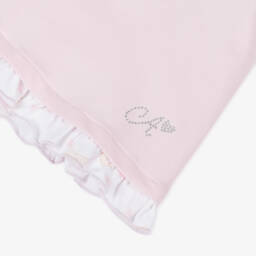 A Dee-Girls Pink Bunny Print Cotton Dress | Childrensalon