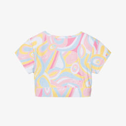 A Dee-Girls Pink & Yellow Abstract Print T-Shirt | Childrensalon