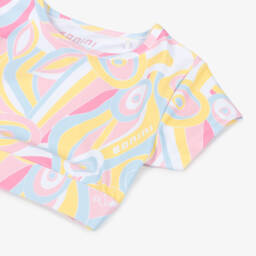 A Dee-Girls Pink & Yellow Abstract Print T-Shirt | Childrensalon