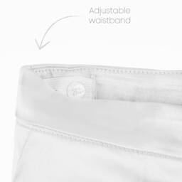 Abel & Lula-Girls Ivory Satin & Tulle Trouser Set | Childrensalon