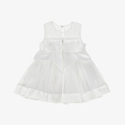 Abel & Lula-Girls Ivory Tulle Dress | Childrensalon
