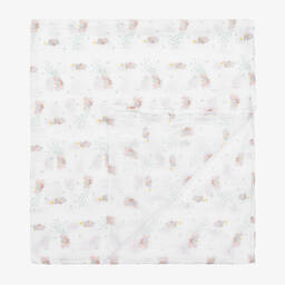 aden + anais-لفًافات بطبعة ديزني قطن موسلين أبيض (عدد 2) | Childrensalon