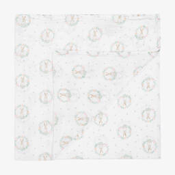 aden + anais-4 لفًافات قطن موسلين لون أبيض وزهري للمولودات | Childrensalon