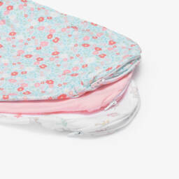 aden + anais-Pink Cotton Fairy Tale Flowers Wrap Swaddles (3 Pack) | Childrensalon
