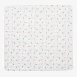 aden + anais-بطانية بطبعة ديزني موسلين لون أبيض (112 سم) | Childrensalon