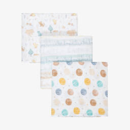 aden + anais-White Winnie The Pooh Muslin Swaddles (3 Pack) | Childrensalon