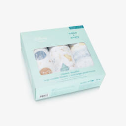 aden + anais-White Winnie The Pooh Muslin Swaddles (3 Pack) | Childrensalon