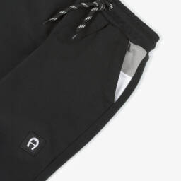 AIGNER-Baby Boys Black Cotton Shorts | Childrensalon