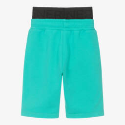 AIGNER-Baby Boys Green Cotton Shorts | Childrensalon