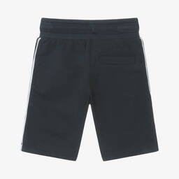AIGNER-Baby Boys Navy Blue Cotton Shorts | Childrensalon