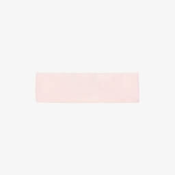 AIGNER-Baby Girls Pink Pima Cotton Teddy Bears Headband | Childrensalon