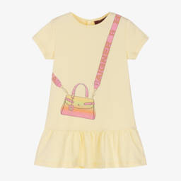 AIGNER-Baby Girls Yellow Cotton Handbag Dress | Childrensalon
