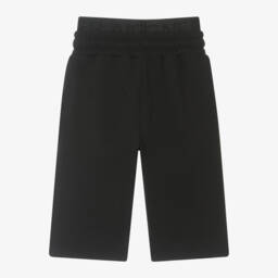 AIGNER- Boys Black Cotton Shorts | Childrensalon