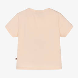 AIGNER-Girls Orange Cotton Butterfly T-Shirt | Childrensalon