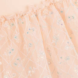 AIGNER-Girls Pink Cotton Handbag Dress | Childrensalon