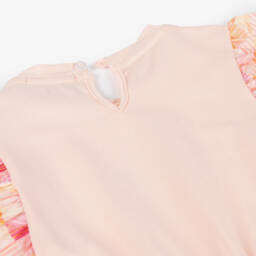 AIGNER-Girls Pink Cotton Handbag Dress | Childrensalon