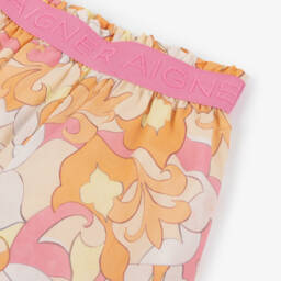AIGNER-Girls Pink & Orange Cotton Trousers | Childrensalon