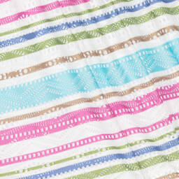 AIGNER-Girls Pink Striped Dress | Childrensalon