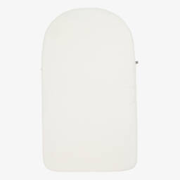 AIGNER-Ivory Pima Cotton Padded Teddy Bear Baby Nest (72cm) | Childrensalon