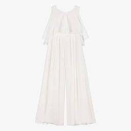 Amaya-جمبسوت شيفون لون عاجي للبنات | Childrensalon