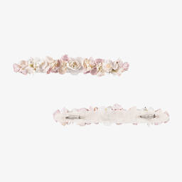 Amaya-فستان دانتيل وفوال لون عاجي | Childrensalon