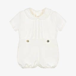 Ancar-بدلة رسمية قطن لون عاجي للأطفال الرضع | Childrensalon