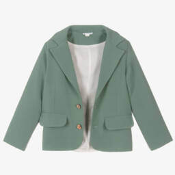 Andreeatex-Boys Green Twill Suit | Childrensalon