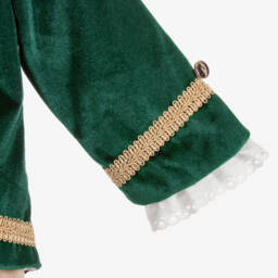 Andreeatex-Boys Green Velvet Suit | Childrensalon