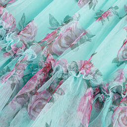 Angel's Face-Baby Girls Blue Floral Dress | Childrensalon