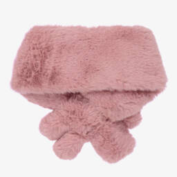 Angel's Face-Beige Faux Fur Bunny Snood | Childrensalon