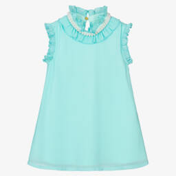 Angel's Face-Girls Blue A-Line Chiffon Dress | Childrensalon