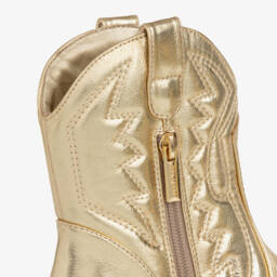 Angel's Face-Ковбойские сапоги золотистые из искусственной кожи для девочек | Childrensalon