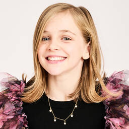 Angel's Face-عقد مطلي بالذهب للبنات (42 سم) | Childrensalon