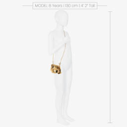 Angel's Face-Girls Gold Sequin Bag (13cm) | Childrensalon