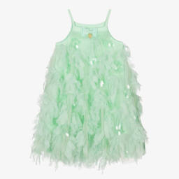 Angel's Face-Girls Green Tulle & Sequins Dress | Childrensalon