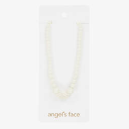 Angel's Face-Girls Ivory Rose Necklace (46cm) | Childrensalon