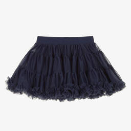 Angel's Face-Girls Navy Blue Tulle Tutu Skirt | Childrensalon