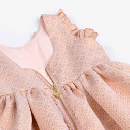 Angel's Face-Girls Pink Jacquard Dress | Childrensalon