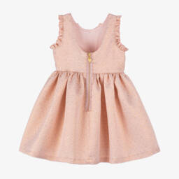 Angel's Face-Girls Pink Jacquard Dress | Childrensalon