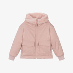 Angel's Face-Girls Pink Reversible Faux Fur Jacket | Childrensalon