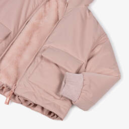 Angel's Face-Girls Pink Reversible Faux Fur Jacket | Childrensalon