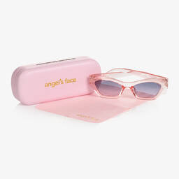 Angel's Face-نظارات شمسية لون زهري للبنات | Childrensalon