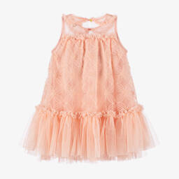 Angel's Face-Girls Pink Tulle Daisy Dress | Childrensalon