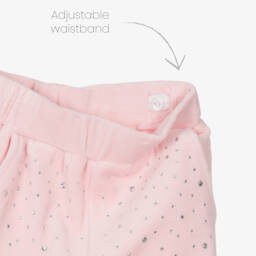 Angel's Face-بدلة رياضية مخمل لون زهري للبنات | Childrensalon