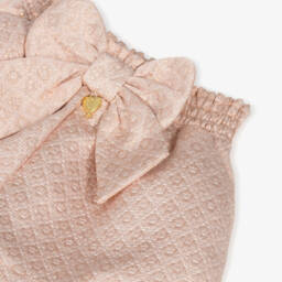 Angel's Face-Girls Rose Gold Jacquard Shorts | Childrensalon