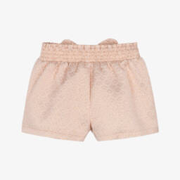 Angel's Face-Girls Rose Gold Jacquard Shorts | Childrensalon