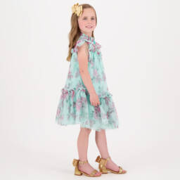 Angel's Face-Teen Gold Faux Leather Sandals | Childrensalon