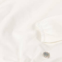 Artesanía Granlei-طقم دنغري قطن لون أزرق وعاجي للمواليد | Childrensalon