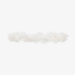 Artesanía Granlei-Baby Girls Ivory Flower Headband | Childrensalon