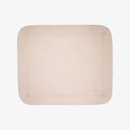 Artesanía Granlei-Beige Knitted Shawl with Logo Charm | Childrensalon